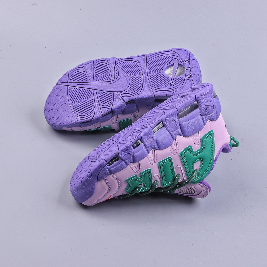 AMBUSH x Nike Air More Uptempo Low”Lilac/Apple Green”皮蓬一代篮球鞋 FB1299-500