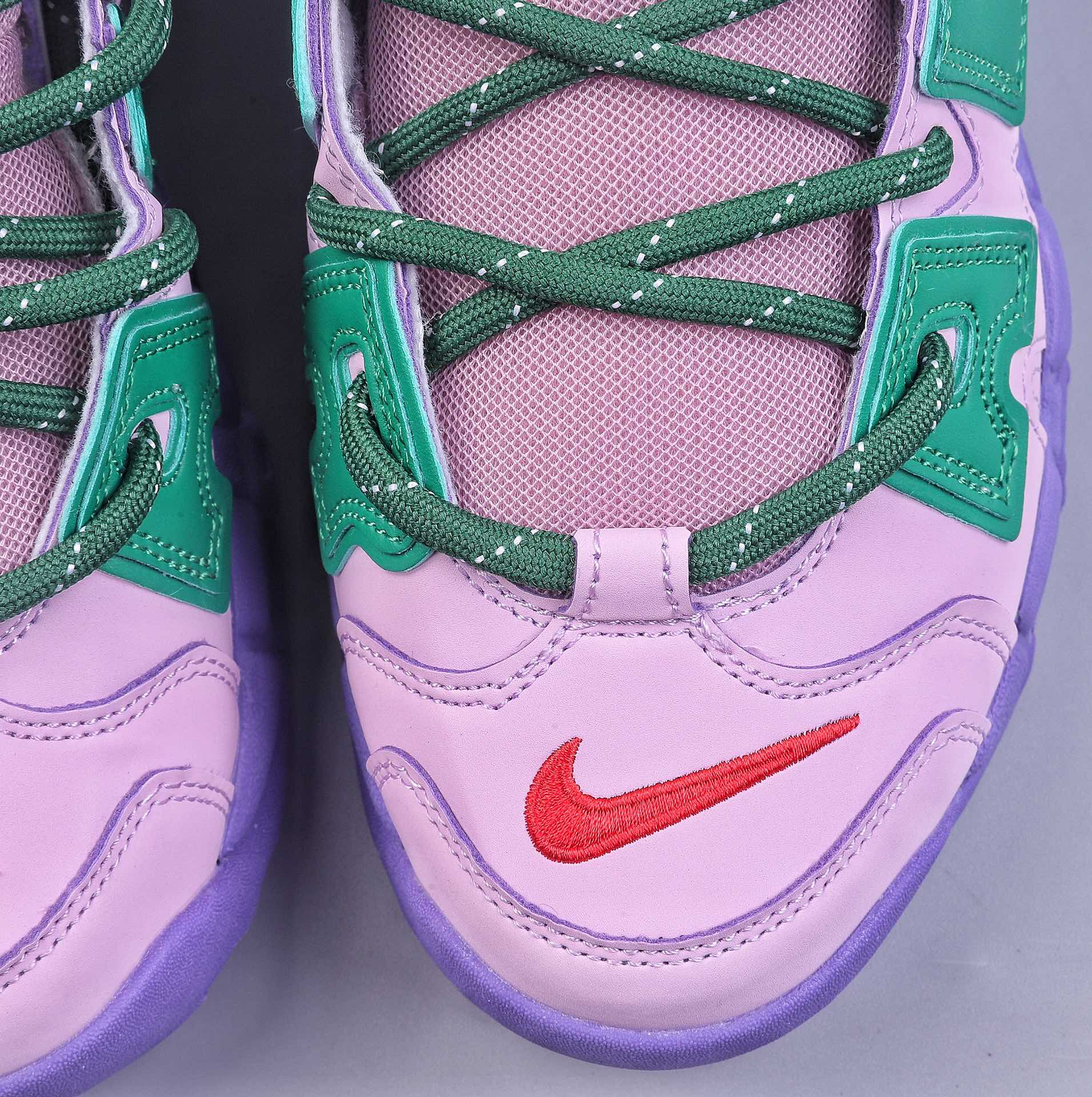 AMBUSH x Nike Air More Uptempo Low”Lilac/Apple Green”皮蓬一代篮球鞋 FB1299-500