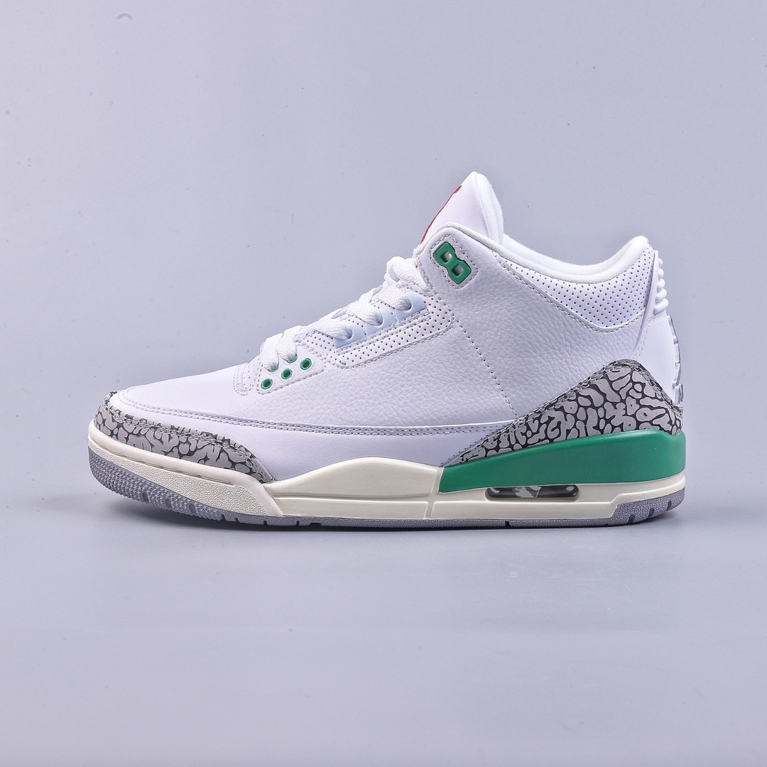 280 PB Air Jordan 3 Retro ”Lucky Green” 潮流复古篮球鞋 CK9246-136