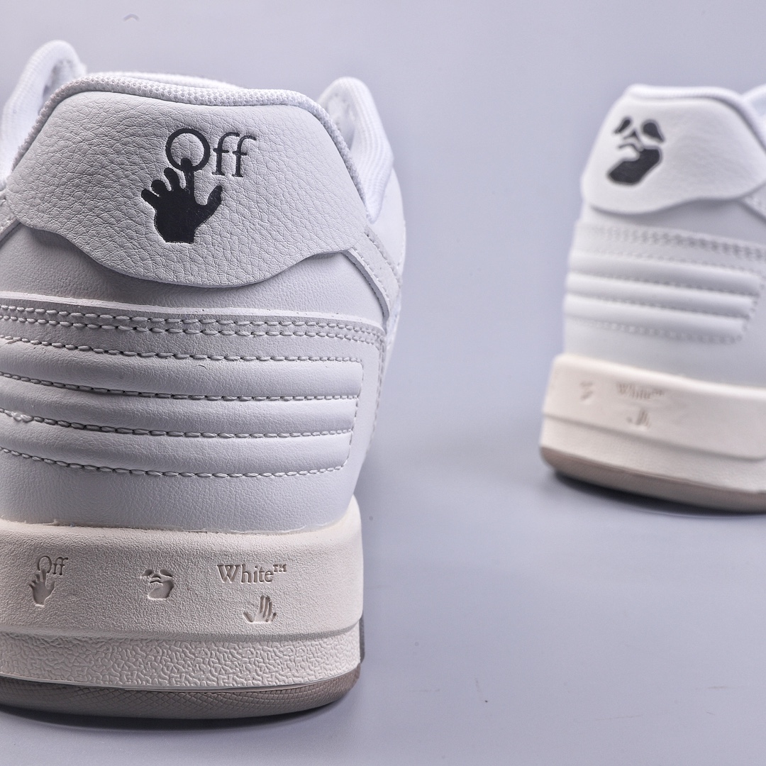 OW co-branded OFF-WHITE Out Of Office low-top lace-up fashion sneakers