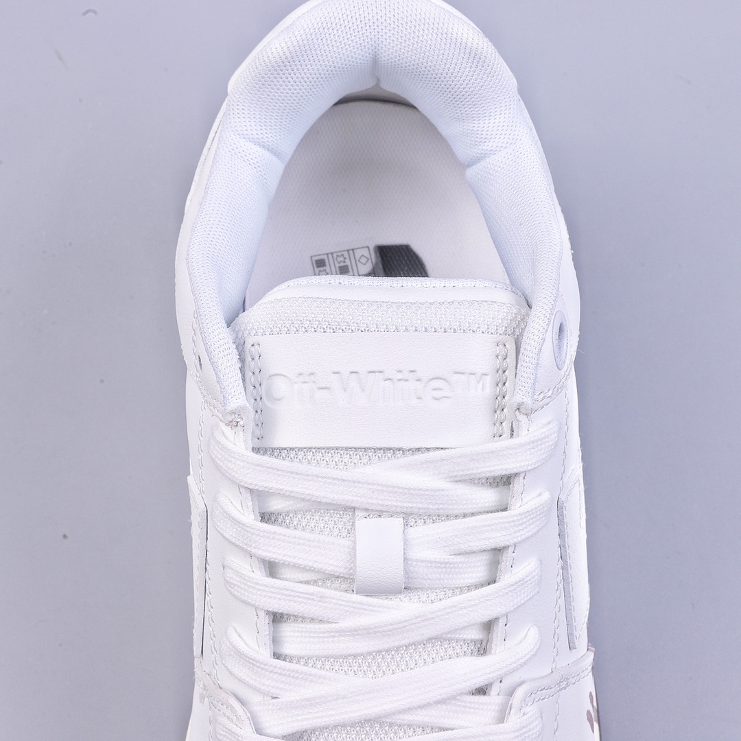 OW co-branded OFF-WHITE Out Of Office low-top lace-up fashion sneakers