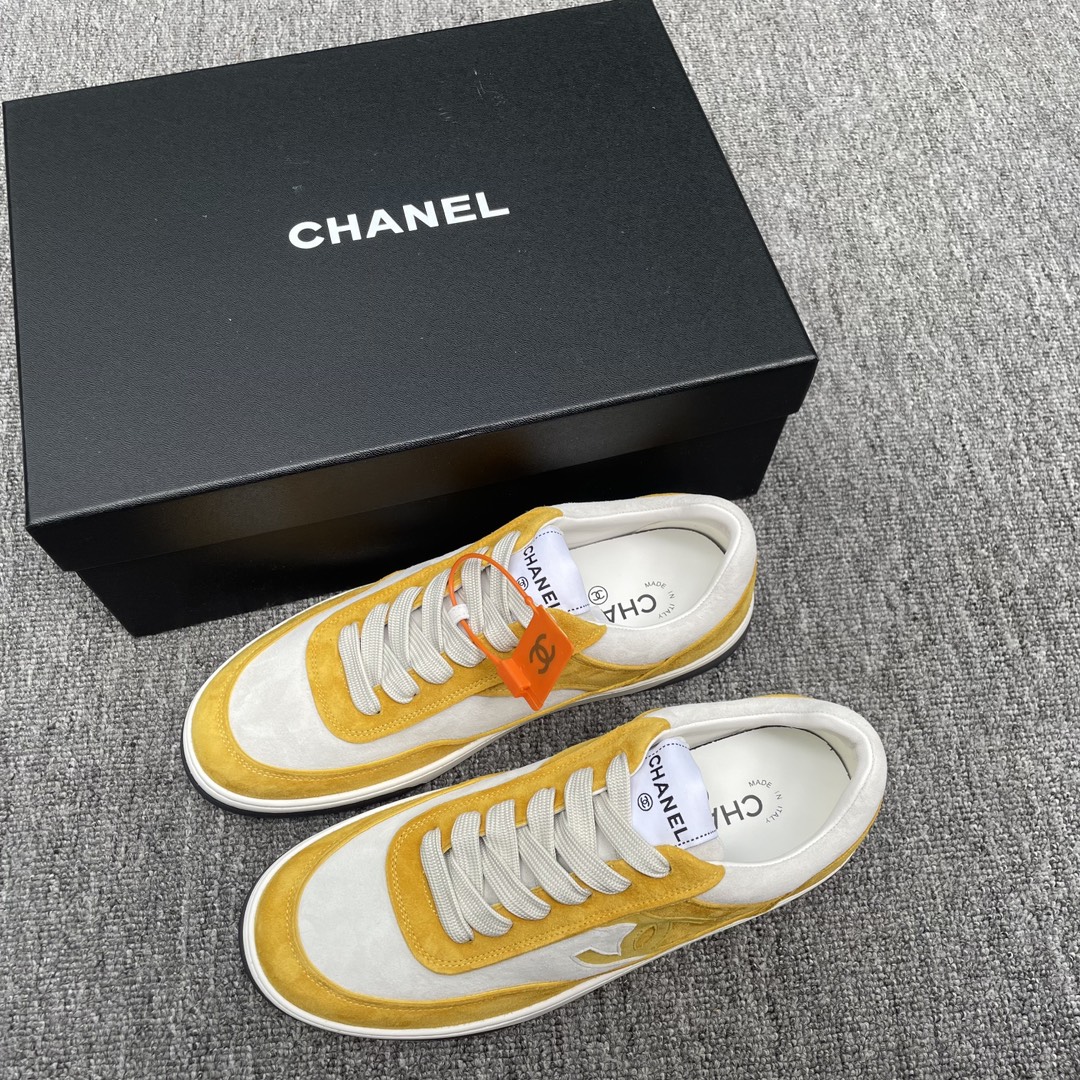 Precio real Chanel/Chanel Chanel Los nuevos zapatos deportivos casuales de cuero para hombre están hechos de piel de be…
