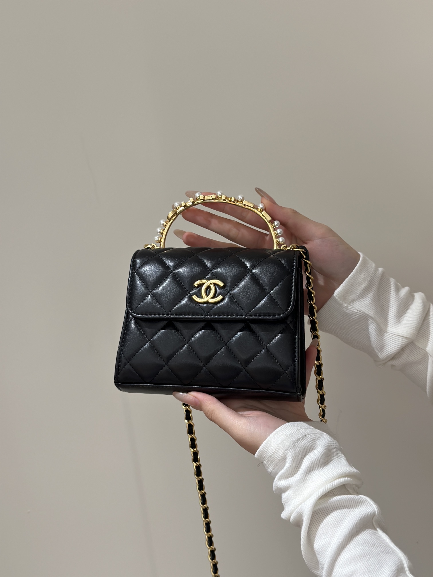 Serie de avance de otoño e invierno de 23B, el bolso Kelly más popular de esta temporada con asas de diamantes es un ar…