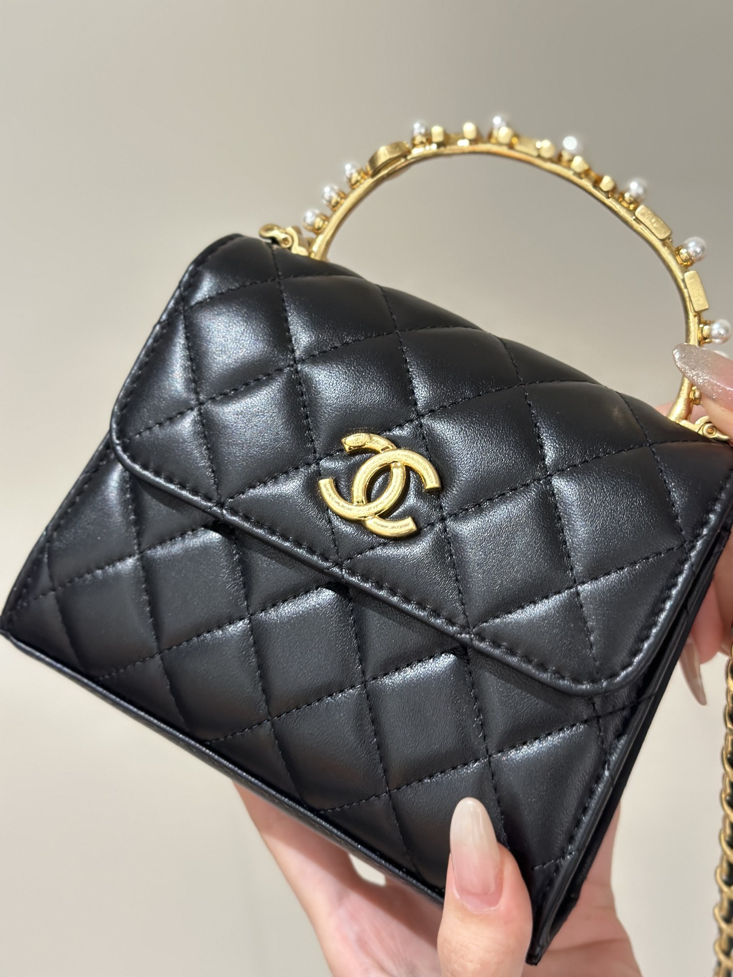 Serie de avance de otoño e invierno de 23B, el bolso Kelly más popular de esta temporada con asas de diamantes es un ar…