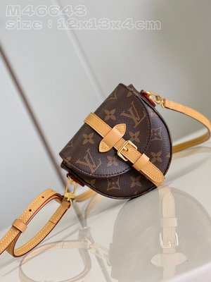 Louis Vuitton Handbags Saddle Bags Knockoff Highest Quality Monogram Canvas Tilly Mini M46643