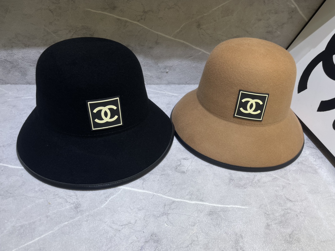 Chanel Hats Bucket Hat Wool