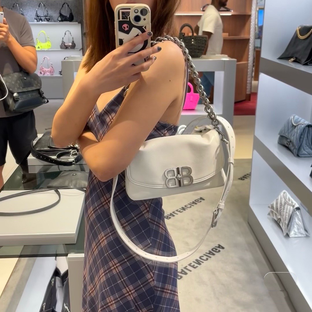 Balenciaga BB Soft [Small White]