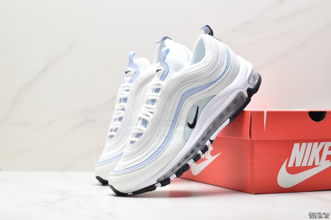 Nike Air Max 97 Small Hook Bullet Retro Full Palm Air Cushion Casual Sports Shoes