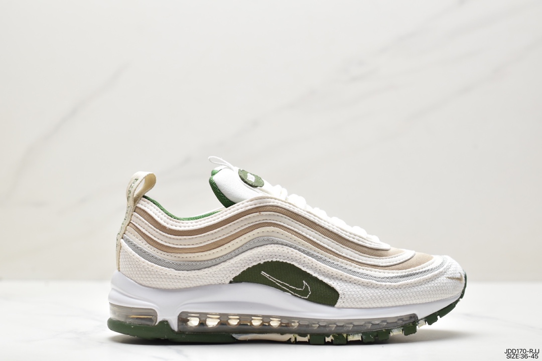 Nike Air Max 97 Small Hook Bullet Retro Full Palm Air Cushion Casual Sports Shoes