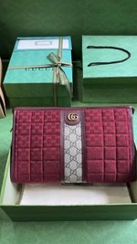 Gucci Ophidia Clutches & Pouch Bags Luxury Shop
 Red PVC