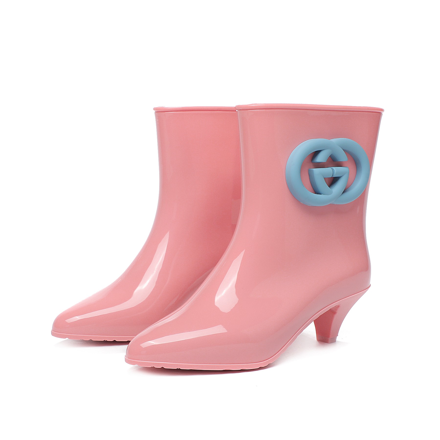 Spot, spot, spot. Botas de agua GUCCI. placa original 1:1 copia, material de PVC, después de 4 meses