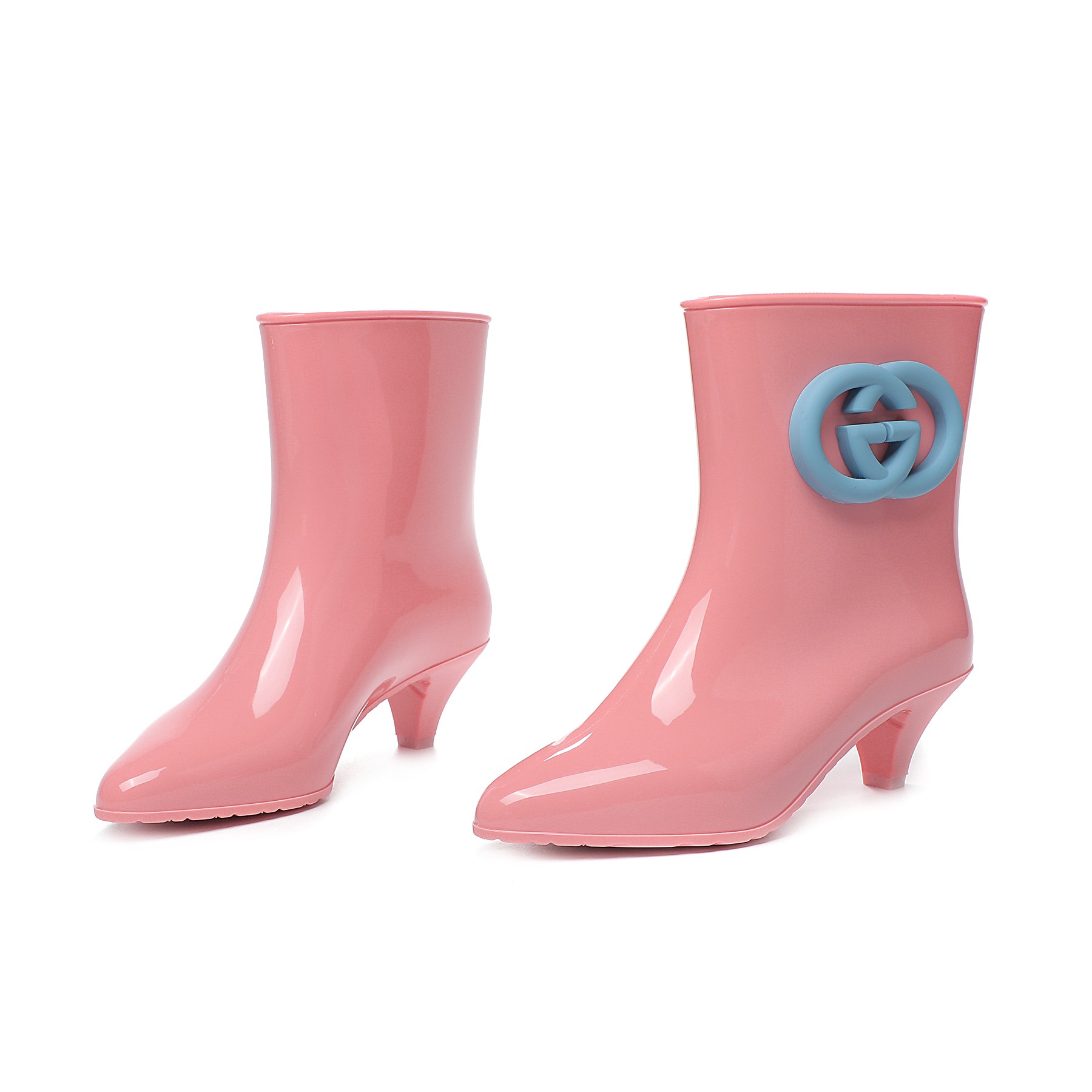 Spot, spot, spot. Botas de agua GUCCI. placa original 1:1 copia, material de PVC, después de 4 meses