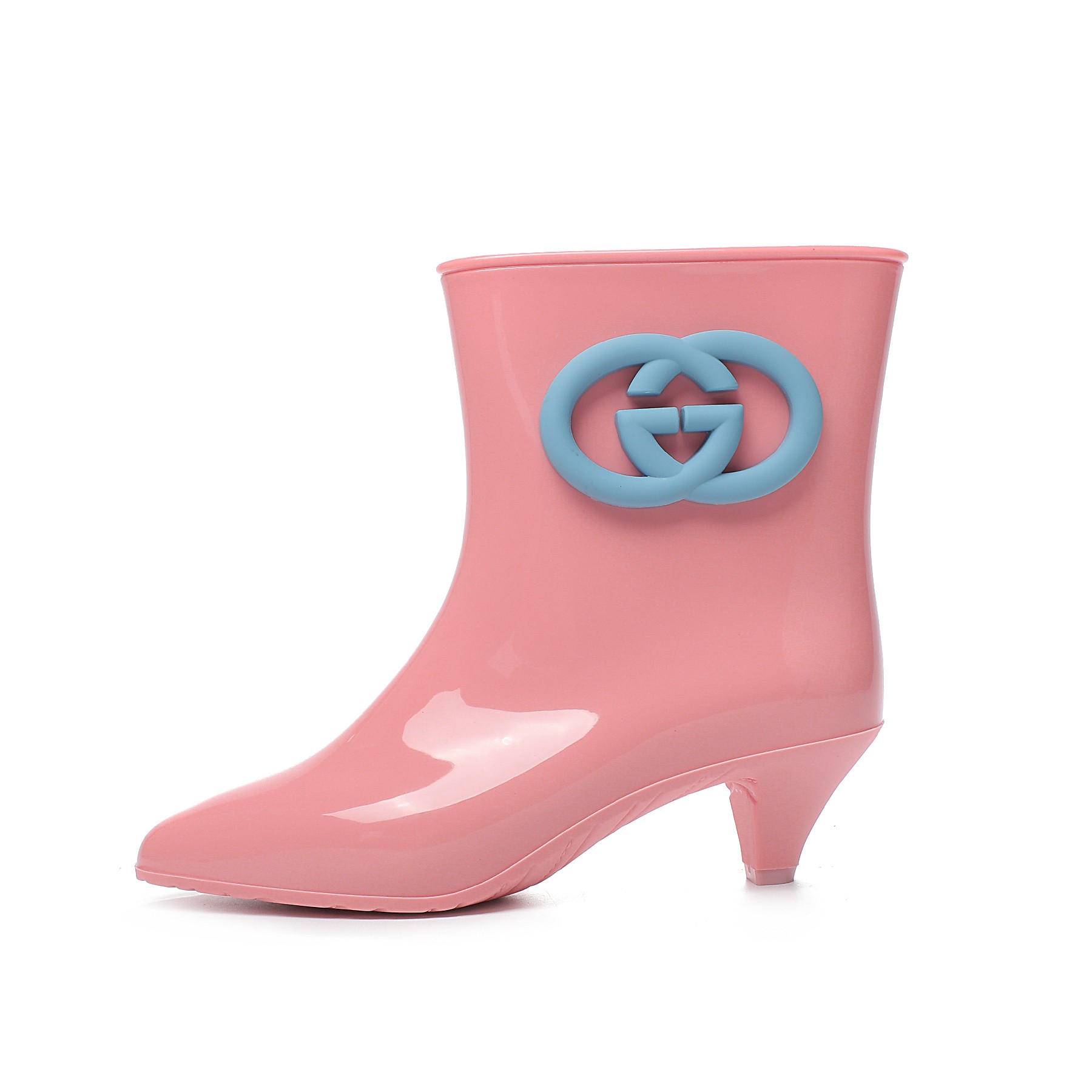 Spot, spot, spot. Botas de agua GUCCI. placa original 1:1 copia, material de PVC, después de 4 meses