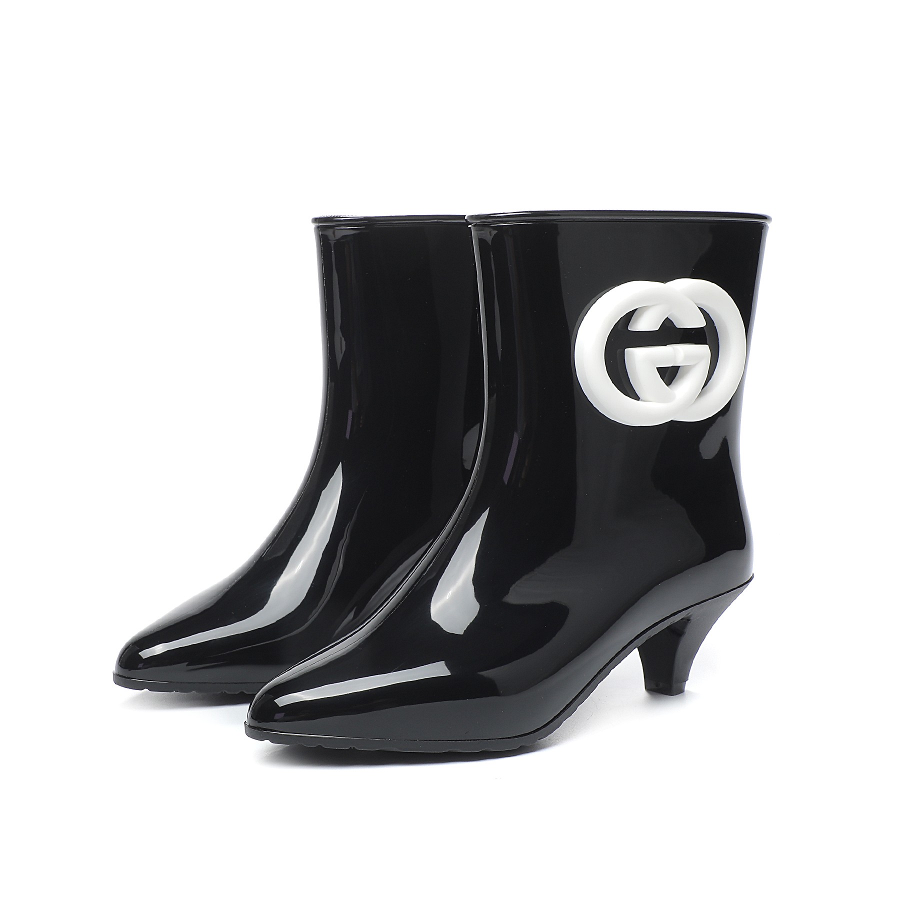 Spot, spot, spot. Botas de agua GUCCI. placa original 1:1 copia, material de PVC, después de 4 meses