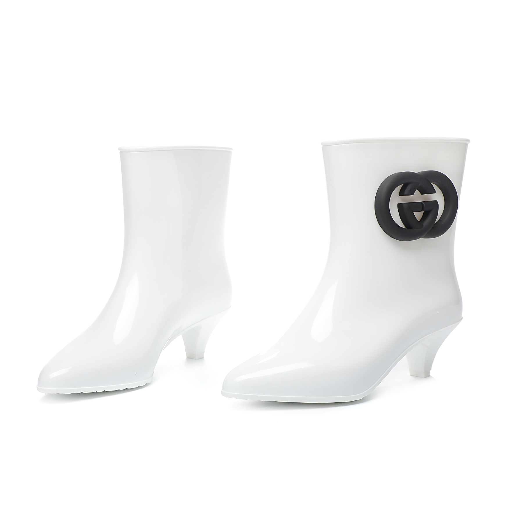 Spot, spot, spot. Botas de agua GUCCI. placa original 1:1 copia, material de PVC, después de 4 meses