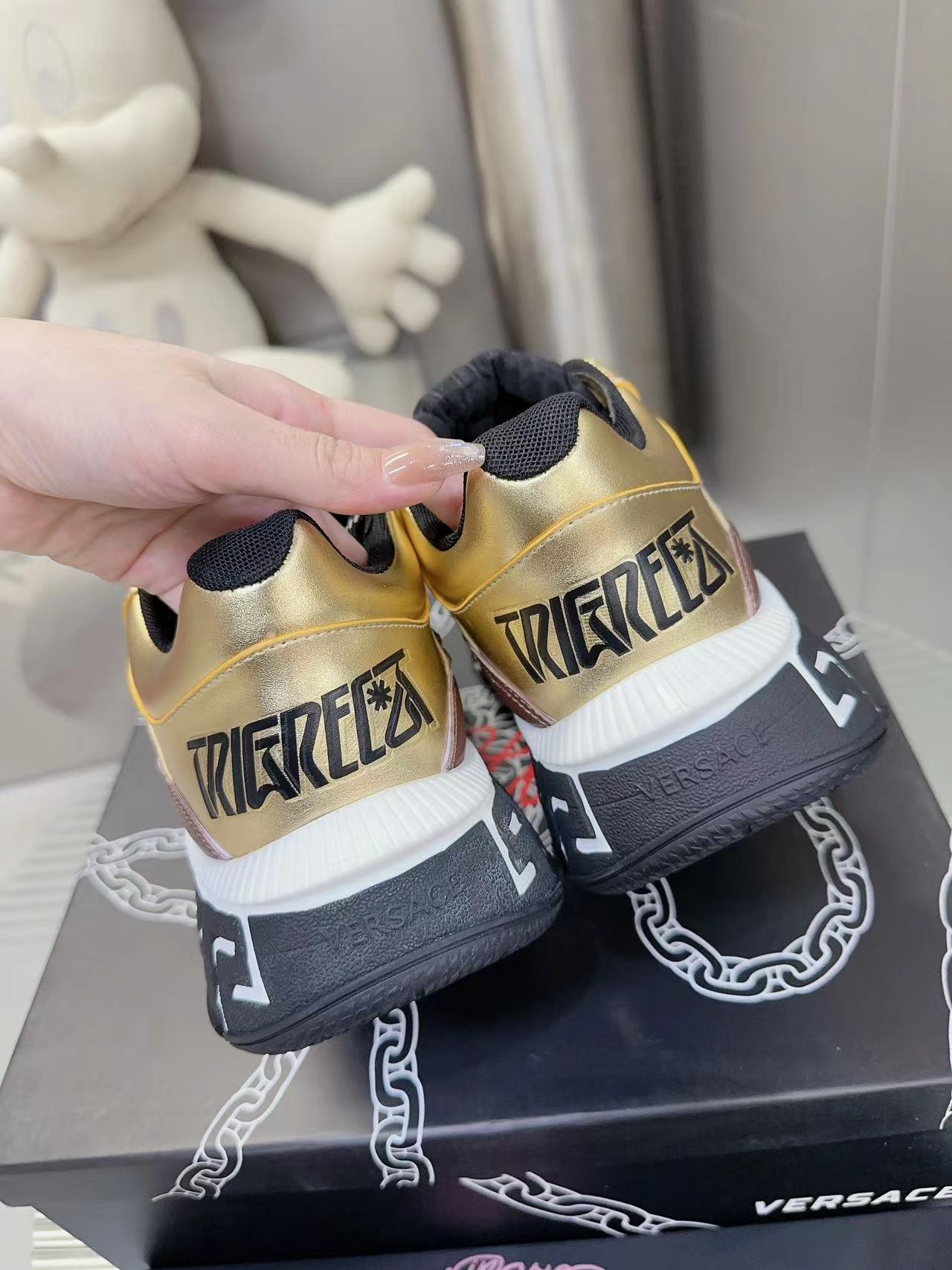 Versace Couple Sneakers: Original Design, High-End, Full Colour, Vendor Price 667 💰 - 图片 6