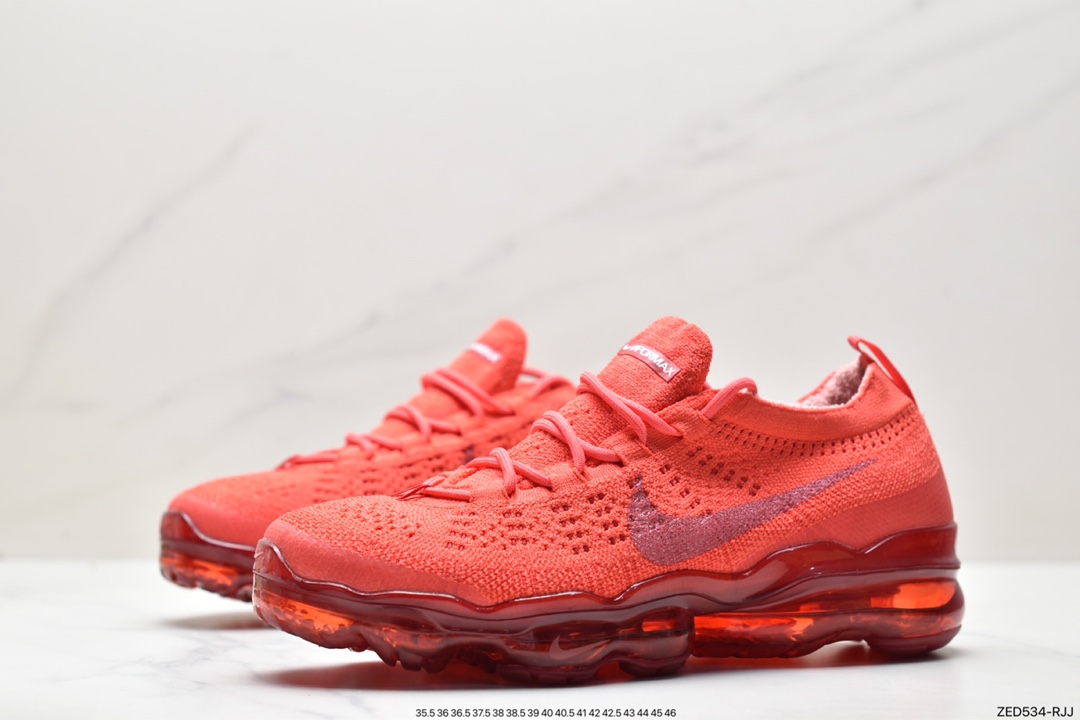 Nk Vapormax 2023 Flyknit 2023 flying woven breathable leisure full palm air cushion running shoes DV1678-600