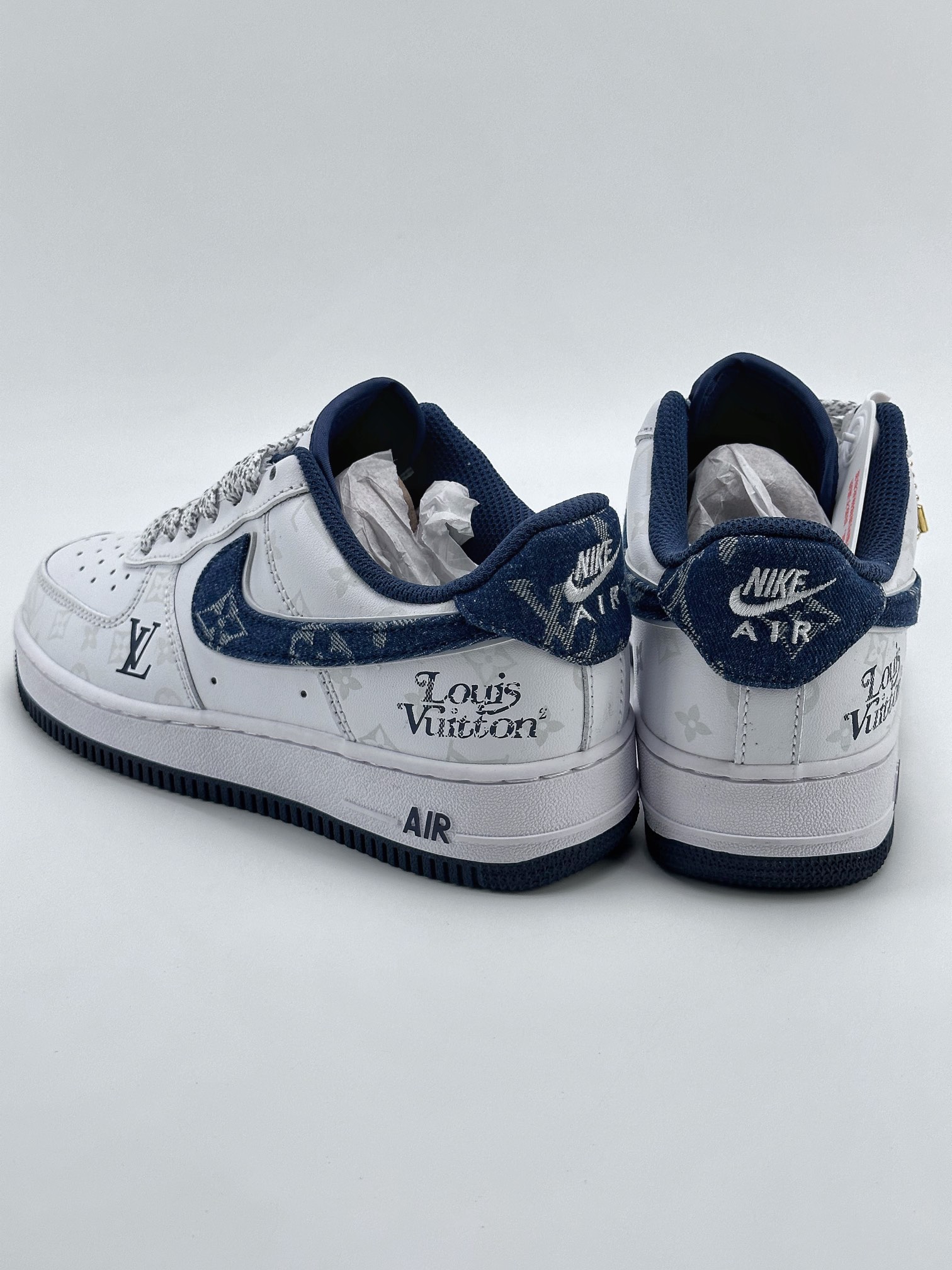 Nike Air Force 1 Low 07 x Louis Vuitton White Navy DD8959-100