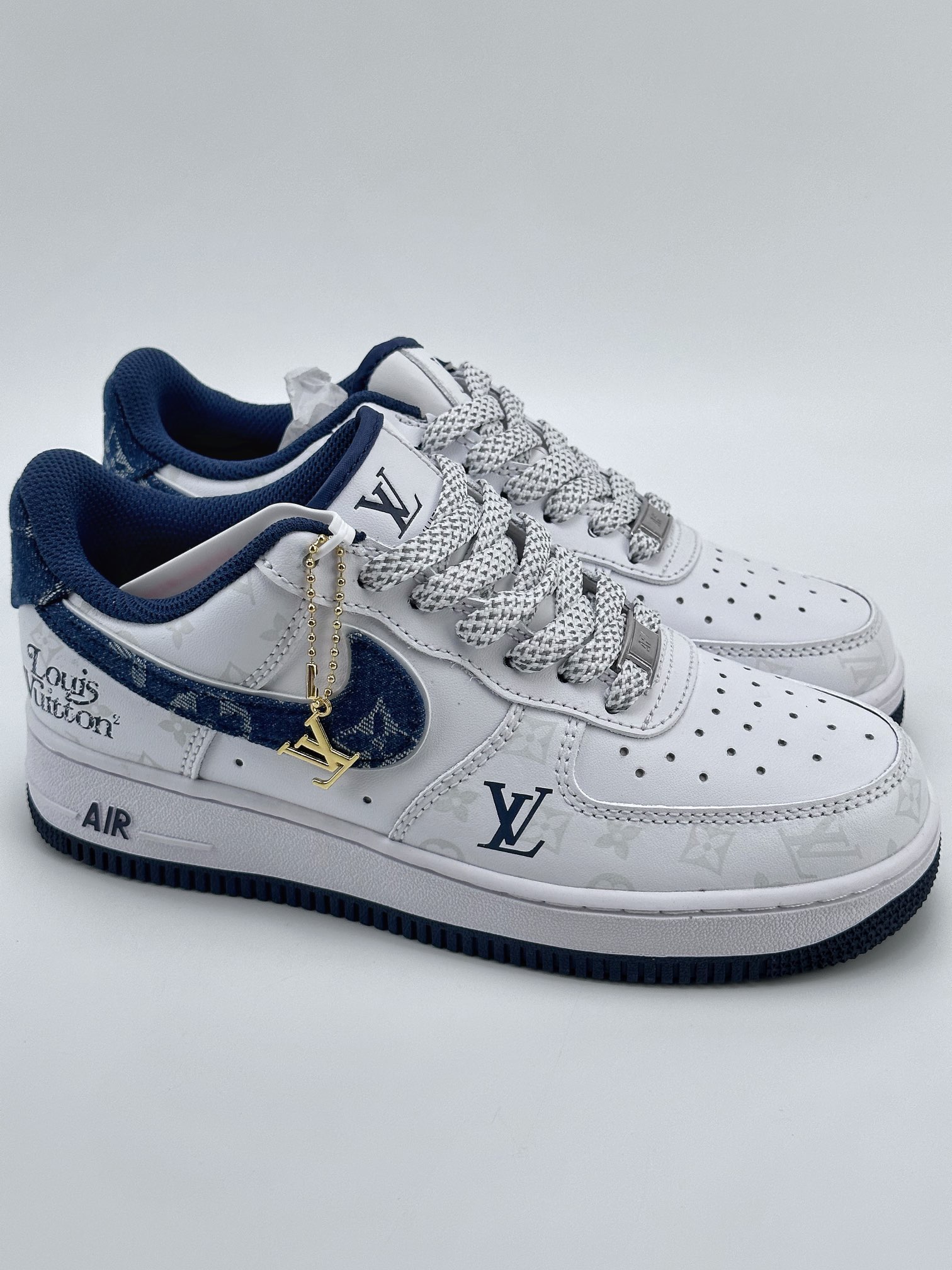 Nike Air Force 1 Low 07 x Louis Vuitton White Navy DD8959-100