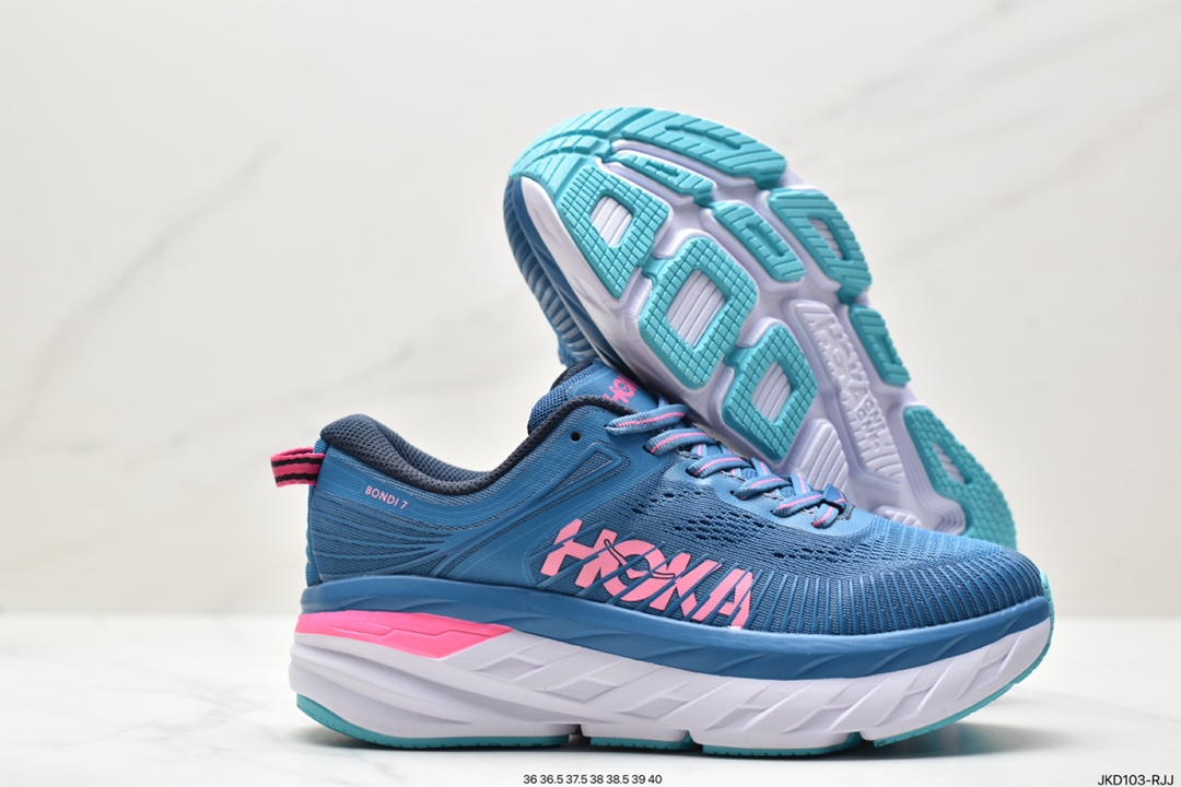 HOKA ONE ONE Bondi 7 Shawn Yue's same functional cushioning running shoes 1110519