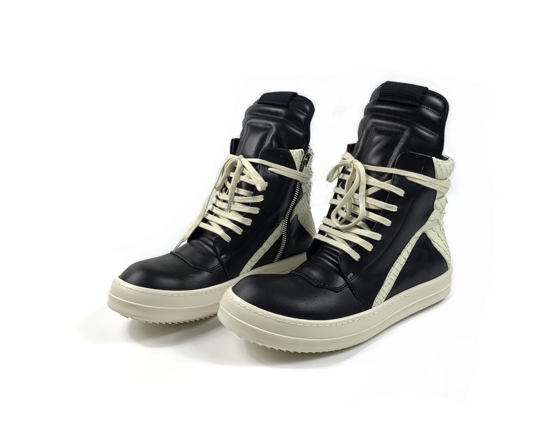 릭오웬스 블랙화이트 스니커즈 레플리카 37909