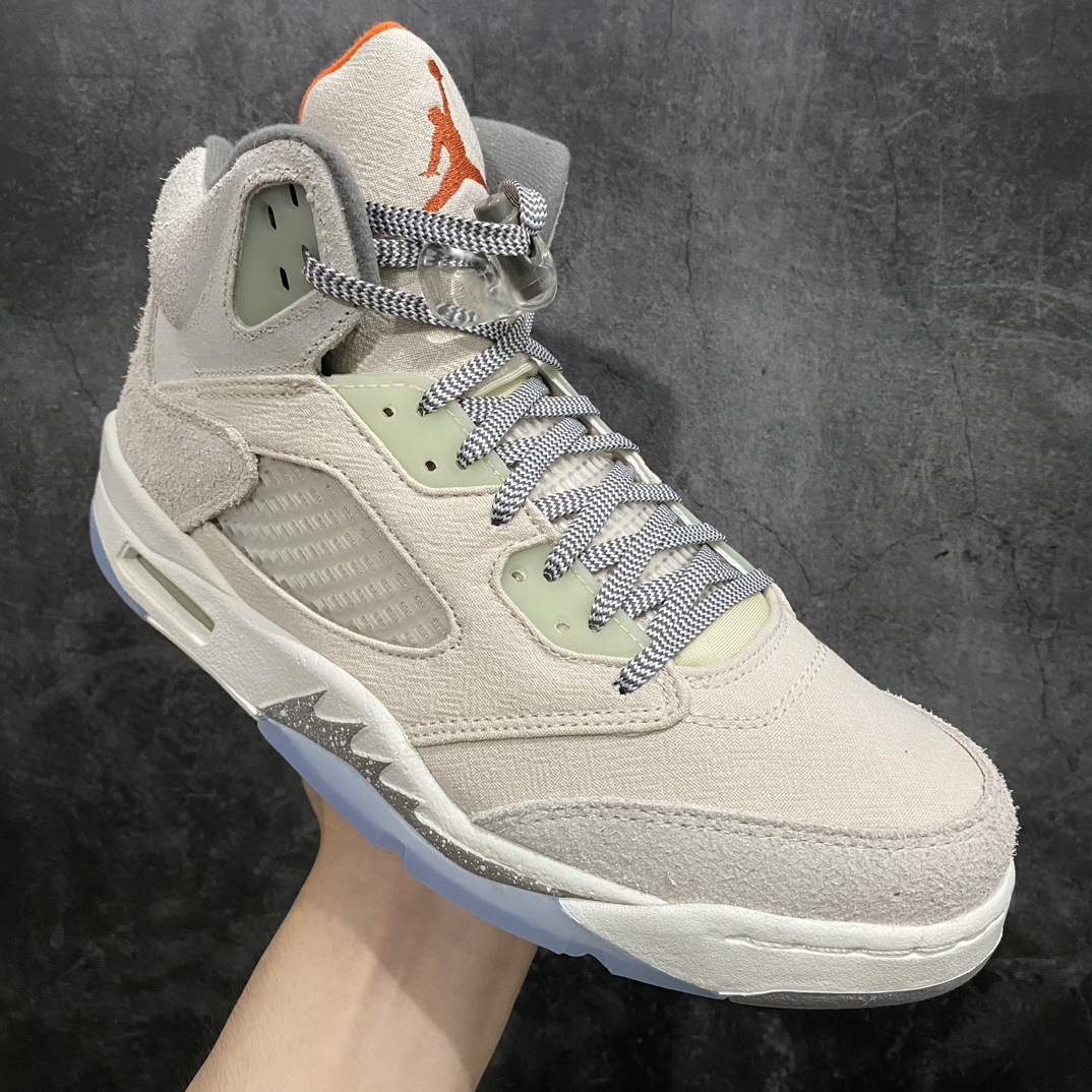 [Dongguan version] Air Jordan AJ5 SE Craft Beige Gray FD9222-180