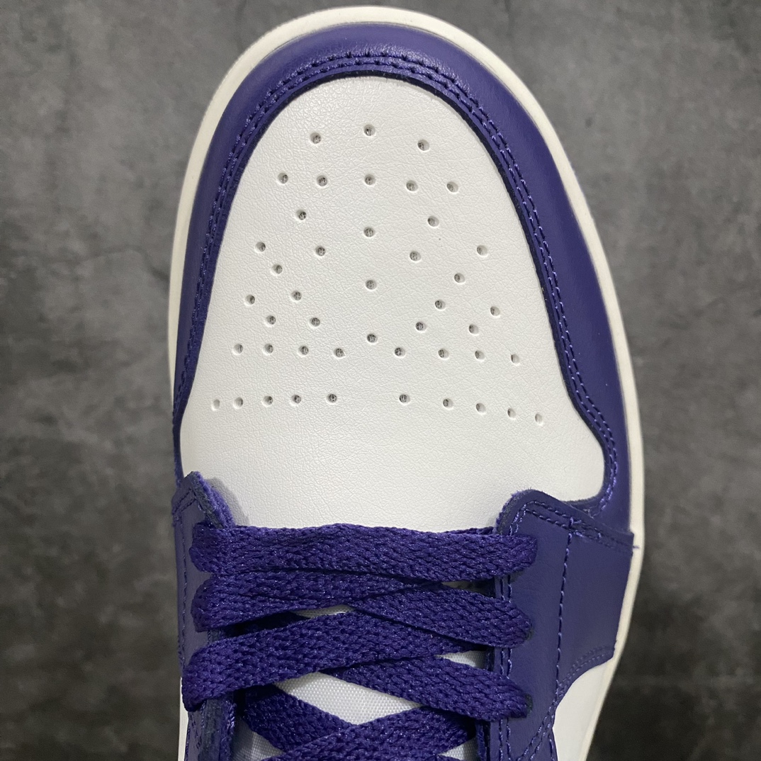 [DT Pure Original] Air Jordan AJ1 Low Low-top White and Purple DC0774-502