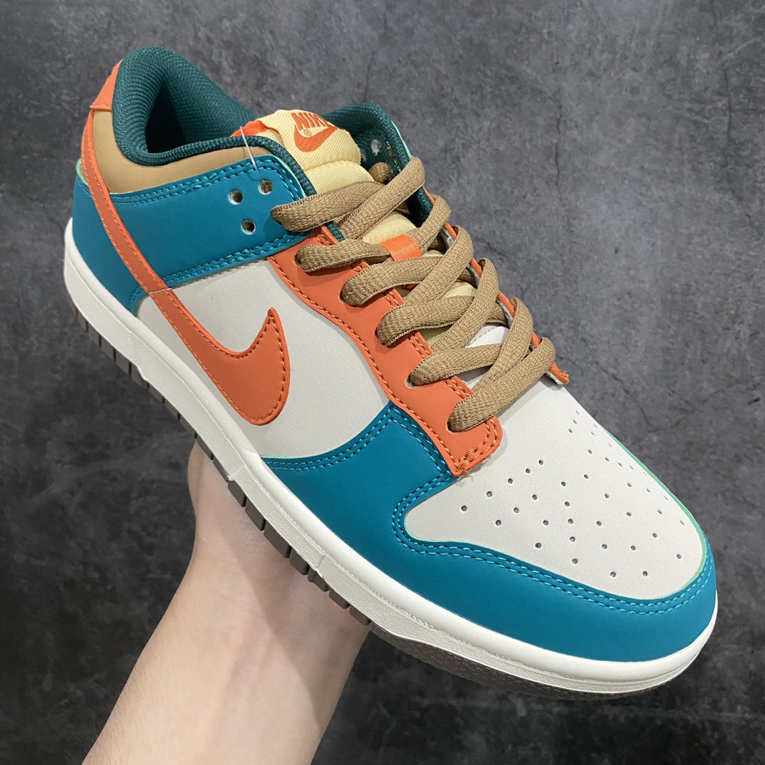 [Customized version] Nike SB Dunk Low ”DRAGON BALL” dunk series low-top casual sports skateboard shoes ”Mihu Green Orange Trunks” GP1255-025