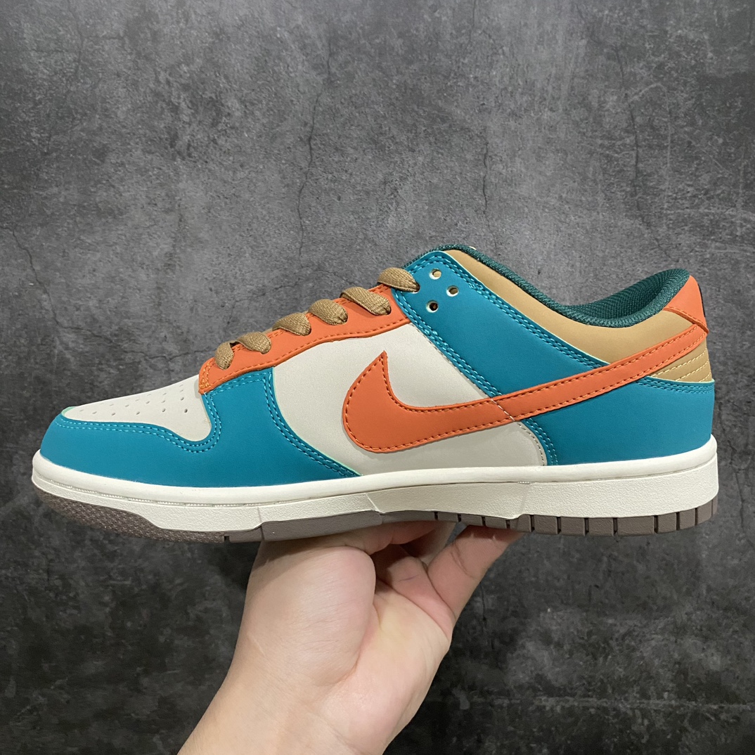 [Customized version] Nike SB Dunk Low ”DRAGON BALL” dunk series low-top casual sports skateboard shoes ”Mihu Green Orange Trunks” GP1255-025