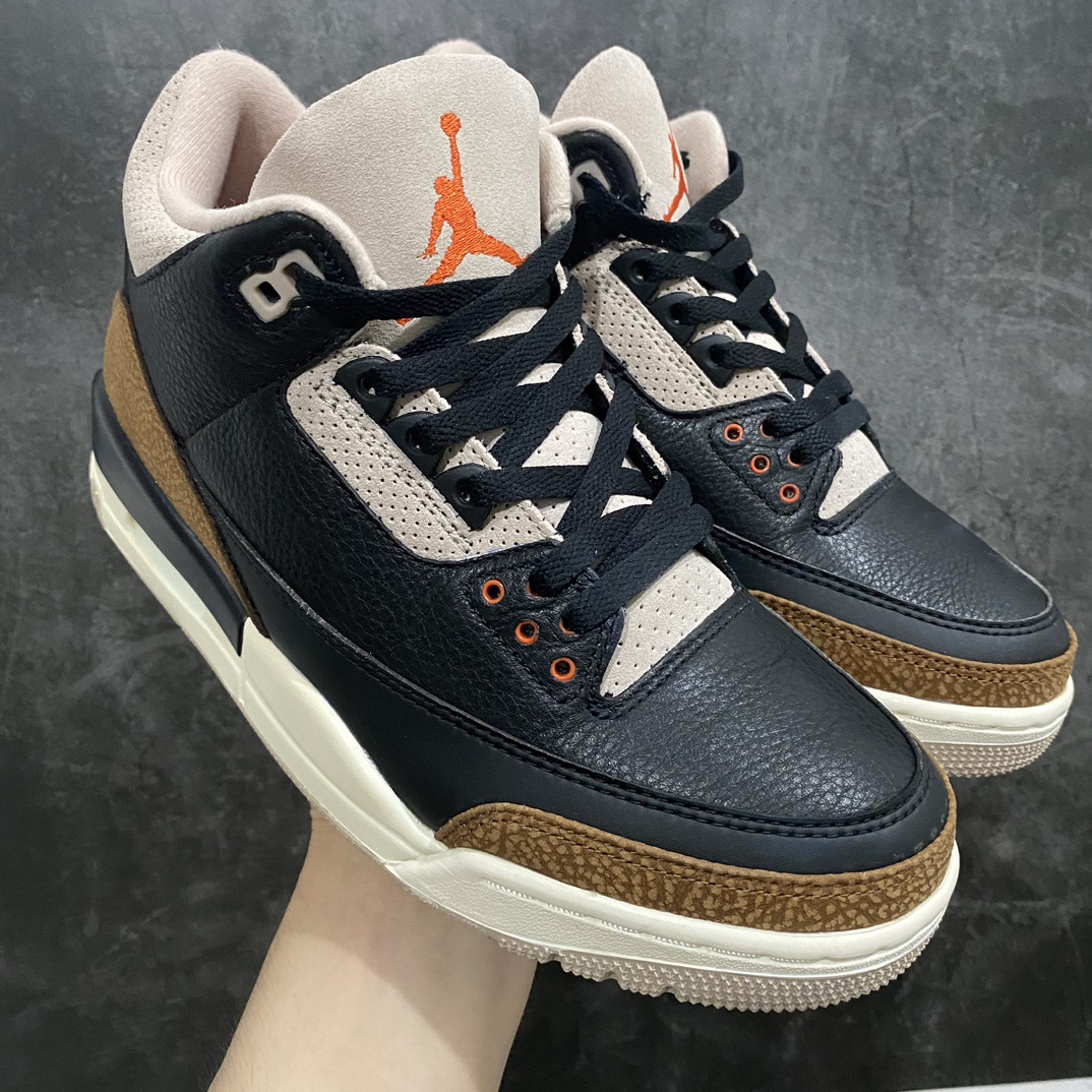 【莞产裁片1Air Jordan AJ3 Retro 大象爆裂纹 CT8532-008原楦原纸板开发 确保原汁原味 原厂皮料质感色泽绝无偏差 完美中底拉帮 原厂中底钢印  原档案大底 如假白送 大底纹路 气垫通透度PU的回弹性均百分百还原 原厂电绣鞋舌飞人刺绣针数立体讲究精细欢迎对比正品原鞋SIZE：40.5 41 42 42.5 43 44 44.5 45 46 47.5-莆田鞋批发中心