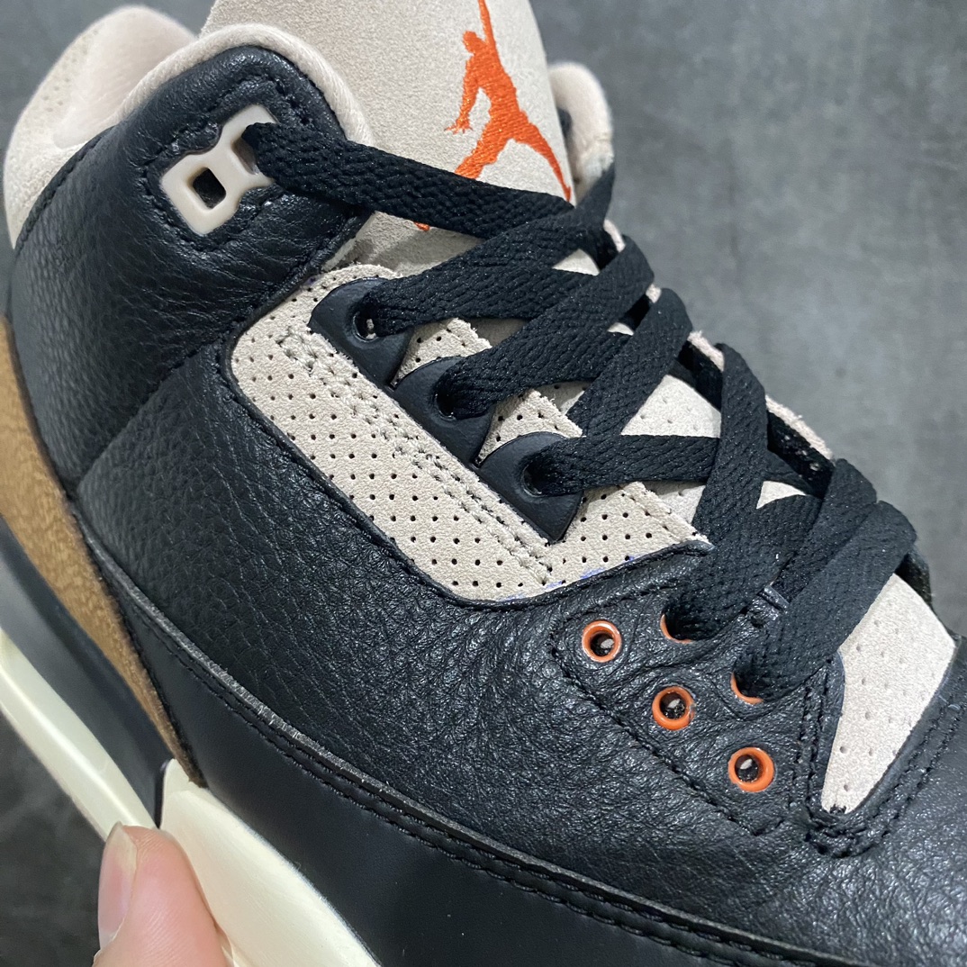 图片[3]-【莞产裁片1Air Jordan AJ3 Retro 大象爆裂纹 CT8532-008原楦原纸板开发 确保原汁原味 原厂皮料质感色泽绝无偏差 完美中底拉帮 原厂中底钢印  原档案大底 如假白送 大底纹路 气垫通透度PU的回弹性均百分百还原 原厂电绣鞋舌飞人刺绣针数立体讲究精细欢迎对比正品原鞋SIZE：40.5 41 42 42.5 43 44 44.5 45 46 47.5-莆田鞋批发中心