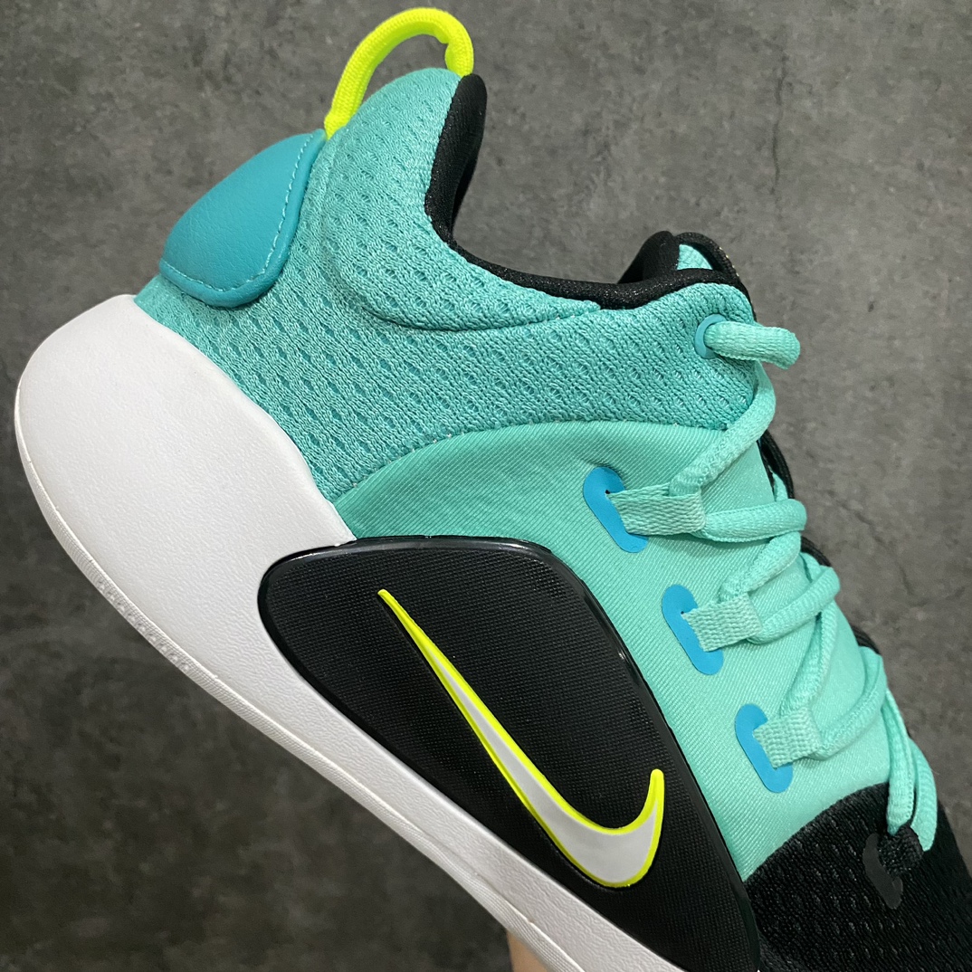 [K version pure original] NK Hyperdunk X low TB HD2018 actual basketball shoes black green white AR0465-300