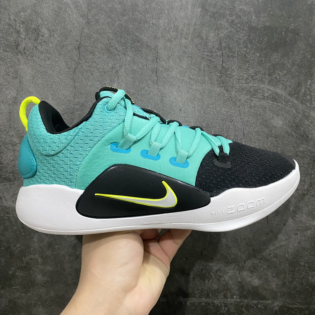 [K version pure original] NK Hyperdunk X low TB HD2018 actual basketball shoes black green white AR0465-300