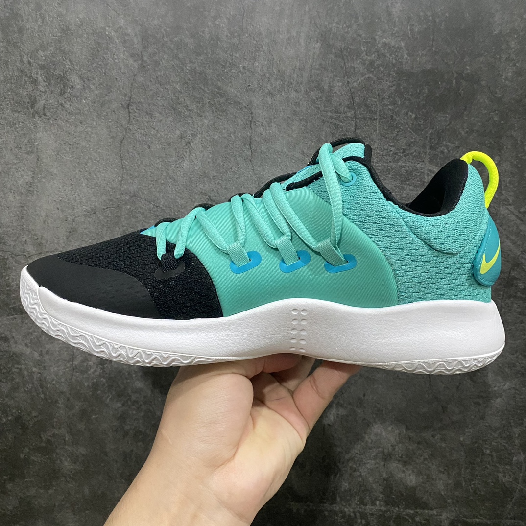 [K version pure original] NK Hyperdunk X low TB HD2018 actual basketball shoes black green white AR0465-300