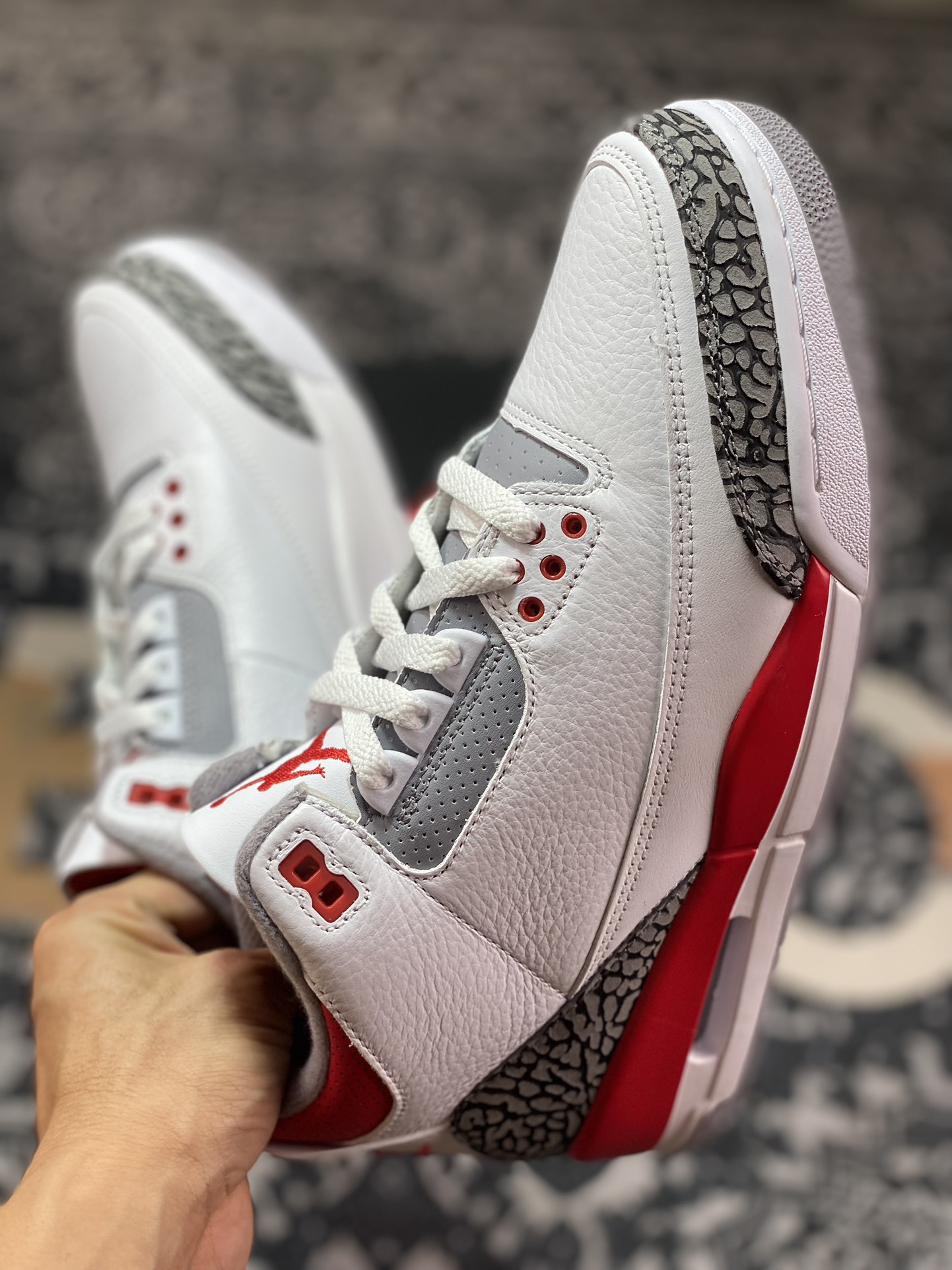 老汪纯原生产线Air Jordan 3 火焰红 DN3707-160