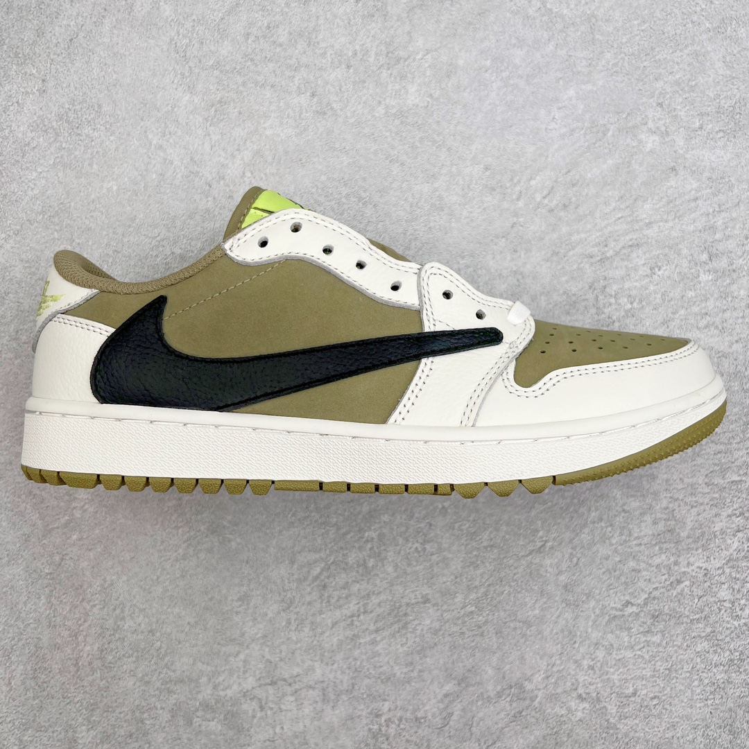 ＃LJ渠道版 Travis Scott x Air Jordan AJ1 Low Golf \\\”Olive\\\” TS联名倒钩高尔夫低帮6.0 FZ3124-200 原盒原配 原厂拉帮工艺 针距密度一致 全新升级网板中底 原楦原纸板开发 后跟弧度收口自然不对折 极致一眼正品既视感 原厂皮料 进口玻璃冲刀皮料裁剪零毛边 承诺百分百一致原鞋 全鞋电脑针车工艺 鞋面清洁度最高QC检验标准 控制溢胶 原厂电绣工艺 鞋标鞋盒、防尘纸 均采购来自原厂 尺码：36 36.5 37.5 38 38.5 39 40 40.5 41 42 42.5 43 44 44.5 45 46 47.5-选品中心