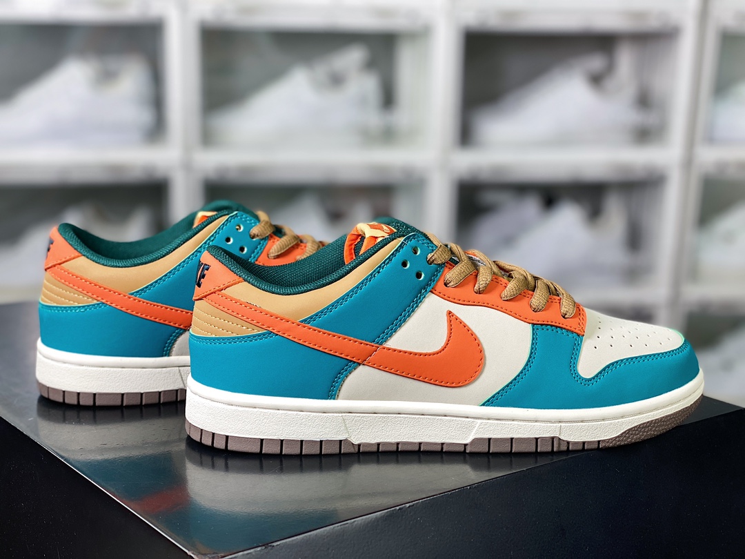 Nike SB Dunk Low ”DRAGON BALL” dunk series low-top casual sports skateboard shoes ”Mihu Green Orange Trunks” GP1255-025