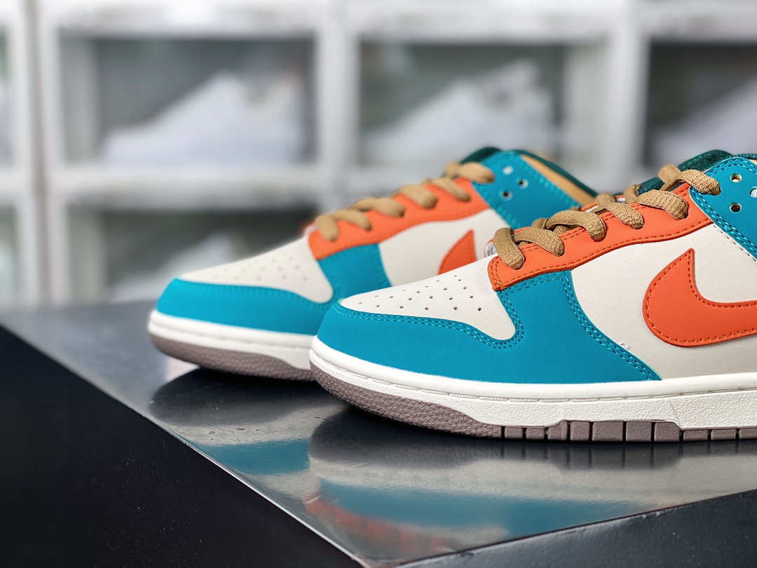 Nike SB Dunk Low ”DRAGON BALL” dunk series low-top casual sports skateboard shoes ”Mihu Green Orange Trunks” GP1255-025