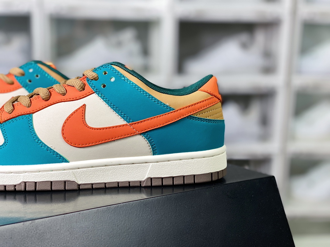 Nike SB Dunk Low ”DRAGON BALL” dunk series low-top casual sports skateboard shoes ”Mihu Green Orange Trunks” GP1255-025