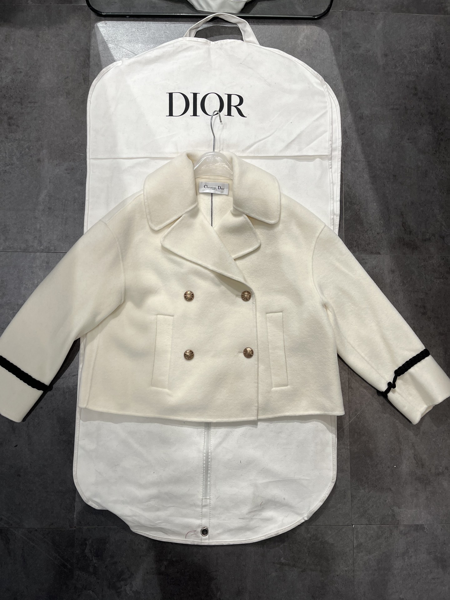 Dior Clothing Coats & Jackets Embroidery Cashmere