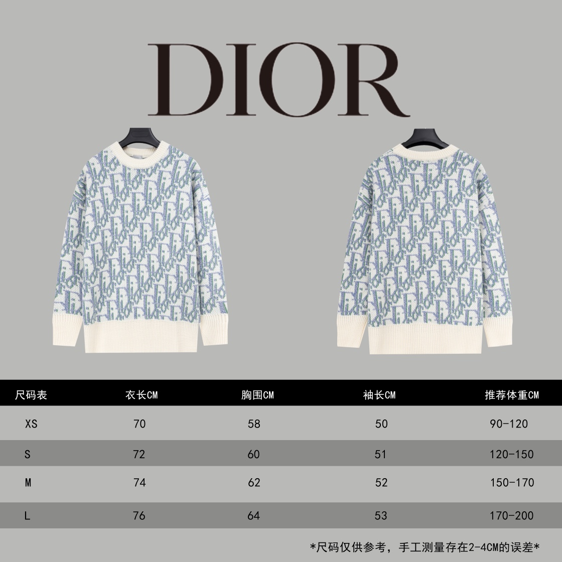 Dior Clothing Sweatshirts Long Sleeve