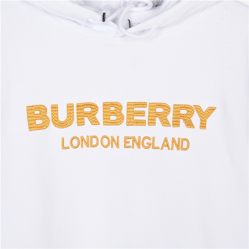 Burberry/巴宝莉榻榻米logo榻榻米刺绣连帽卫衣