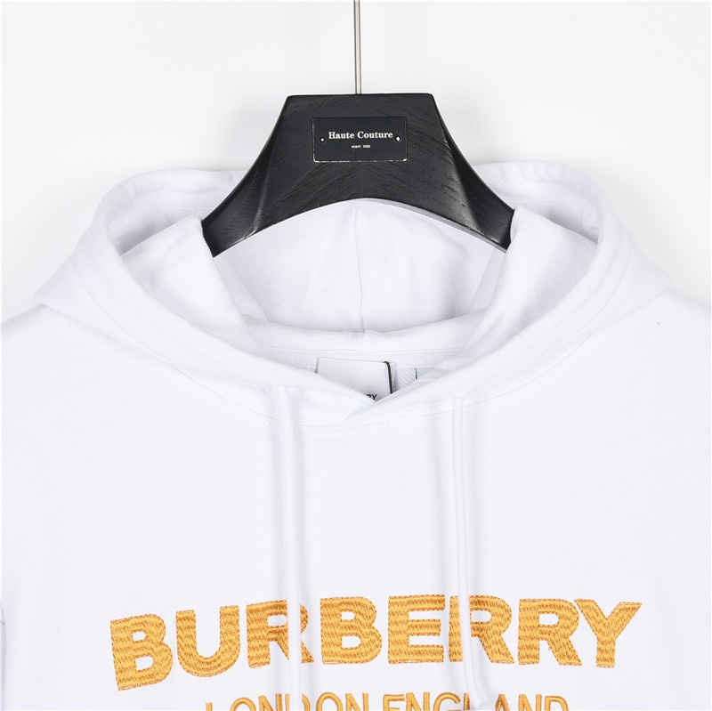 Burberry/巴宝莉榻榻米logo榻榻米刺绣连帽卫衣