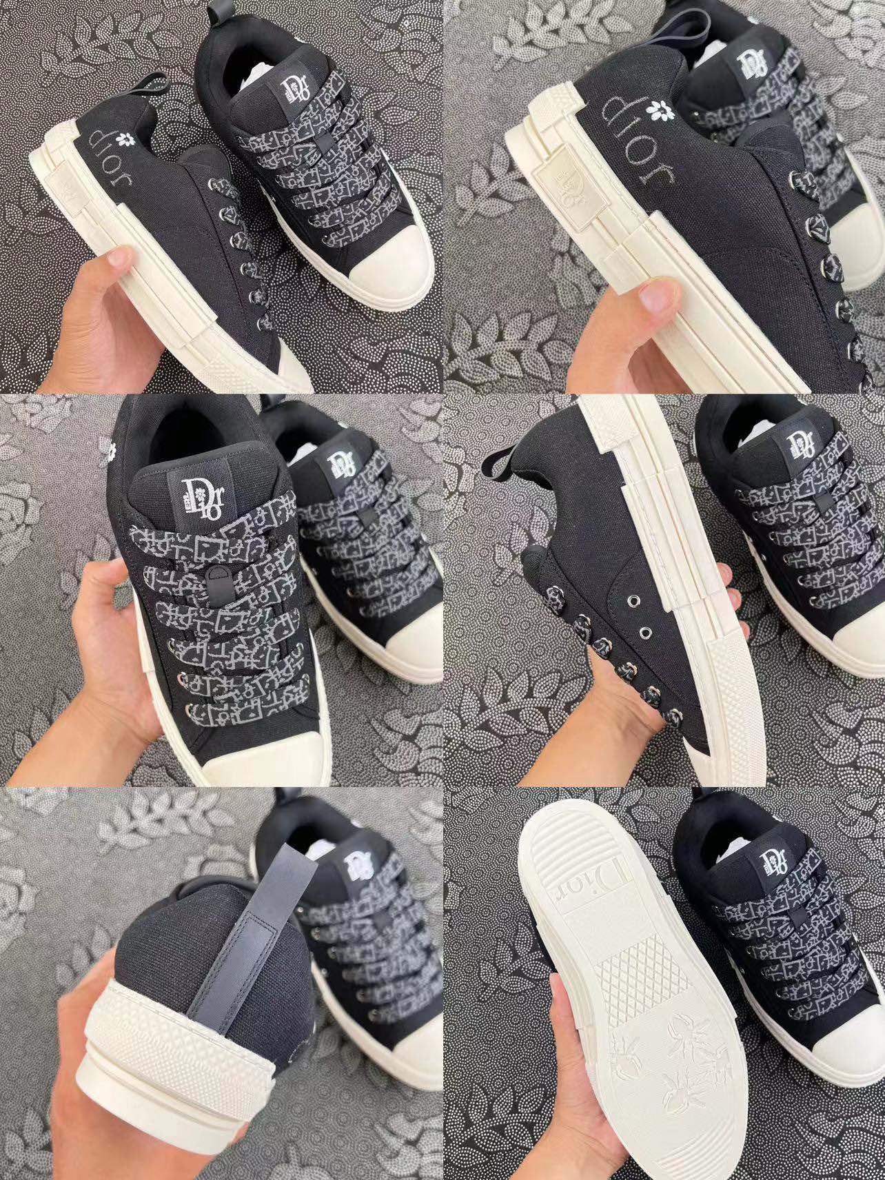 999 ?顺丰包邮 DIOR 迪奥 新款B23字母logo 低帮时尚板鞋 四色合集出货！? size：36-45 此批纯福利 代工厂跟单的东西 带原盒 少量原厂货 供应海外代购的一批 自行对比价格 新款的B23鞋款太好看了吧 鞋底也是有小有心机的 设计 质感 方面 全全在线 走路的脚感也很舒适！ 支持得物App/识货App 鉴定 支持90天无理由售后 含质保