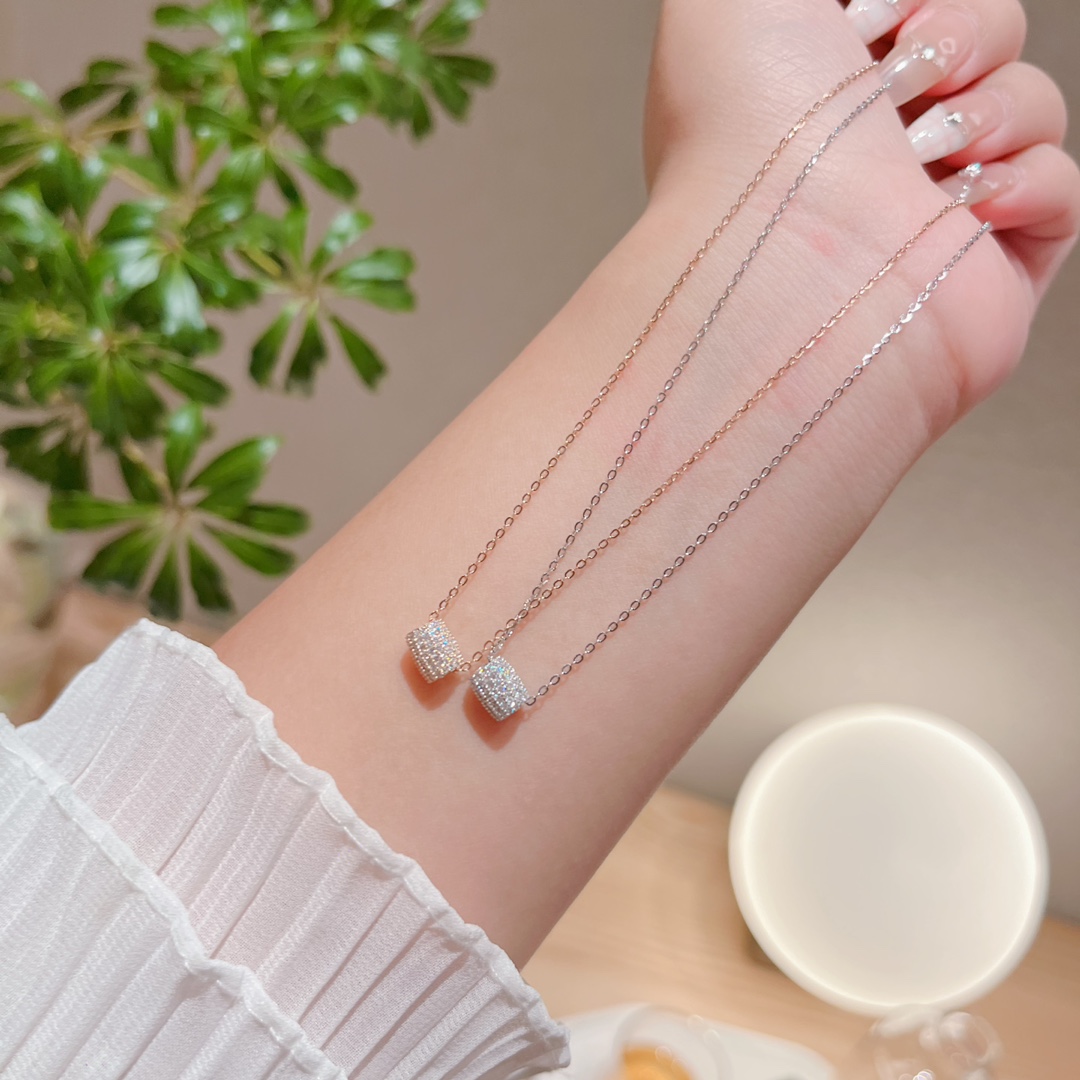 High Polish Silver Necklace Playful Wedding Registration Gold