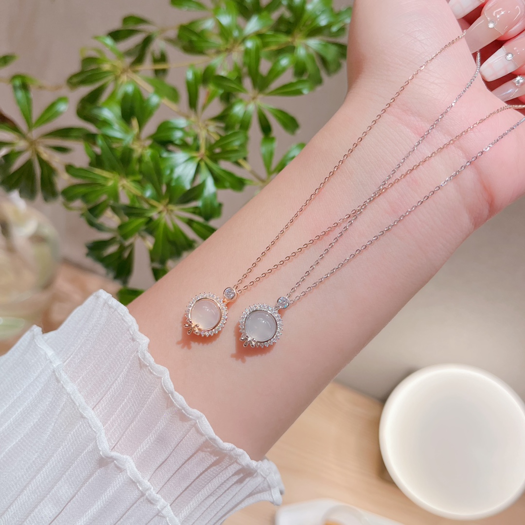 S925 Sterling Silver Necklace Lively Self-love Silver