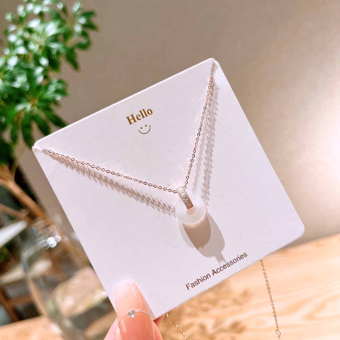 ファッション高品質シルバーネックレスシルバー 婚約