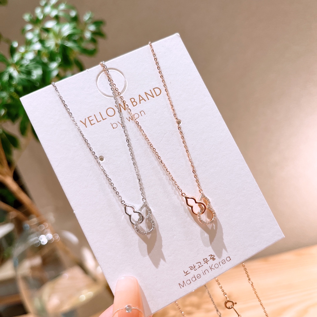 ラグジュアリーファインシルバーネックレスゴールド 通勤