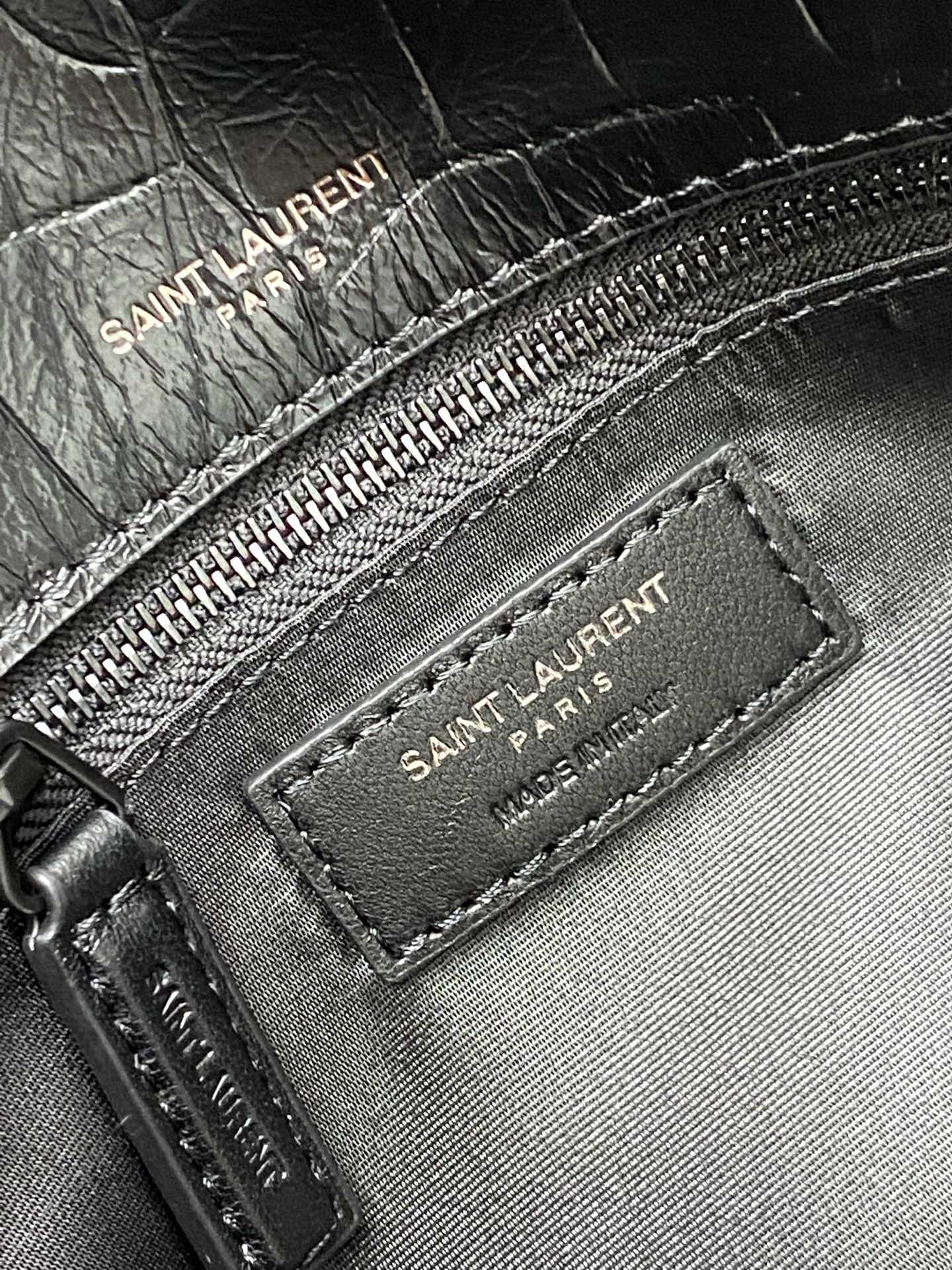 Saint Laurent Niki Medium Chain Bag in Matte Crocodile Embossed Leather 9 i1694434681 3061 8