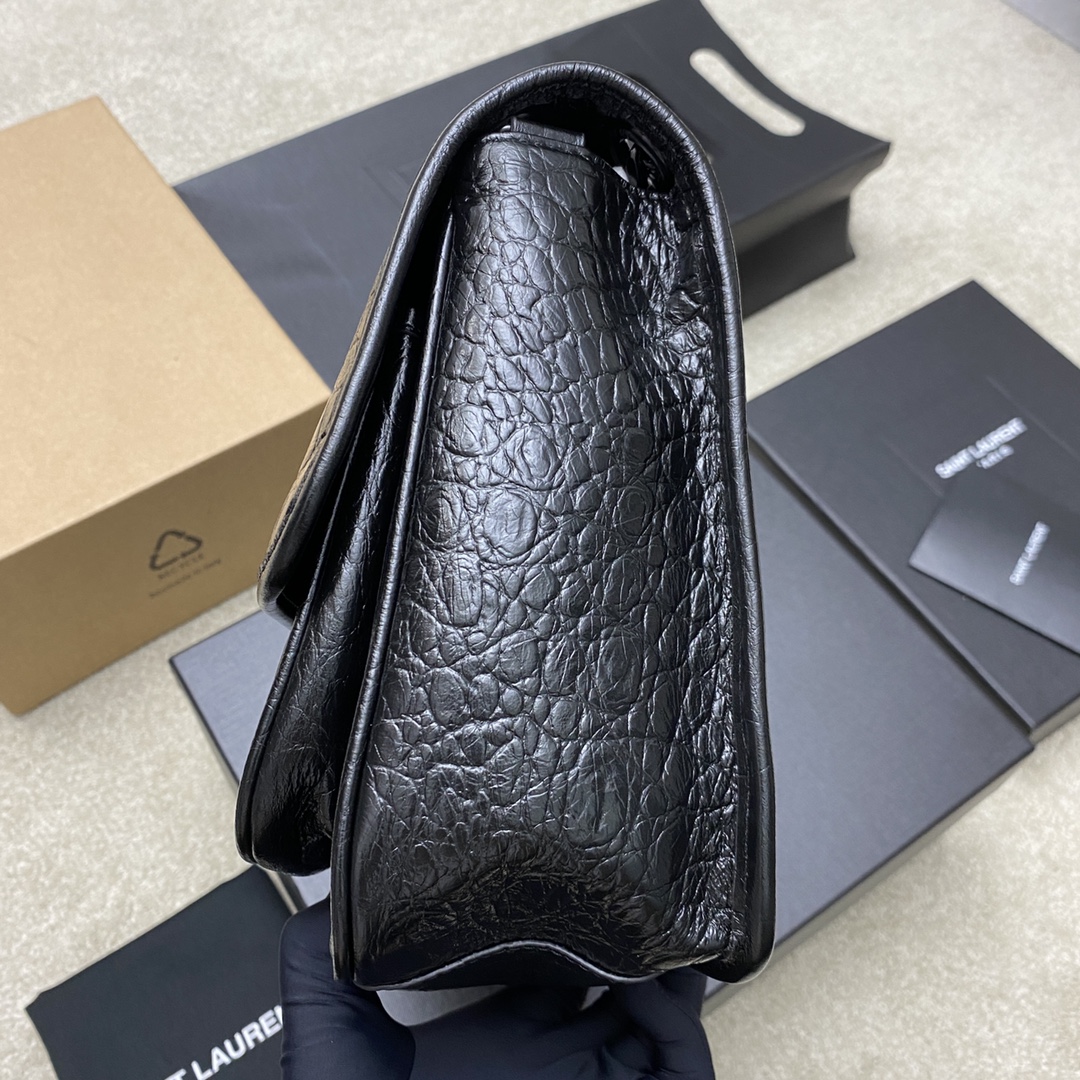 Saint Laurent Niki Medium Chain Bag in Matte Crocodile Embossed Leather 3 i1694434681 8139 2